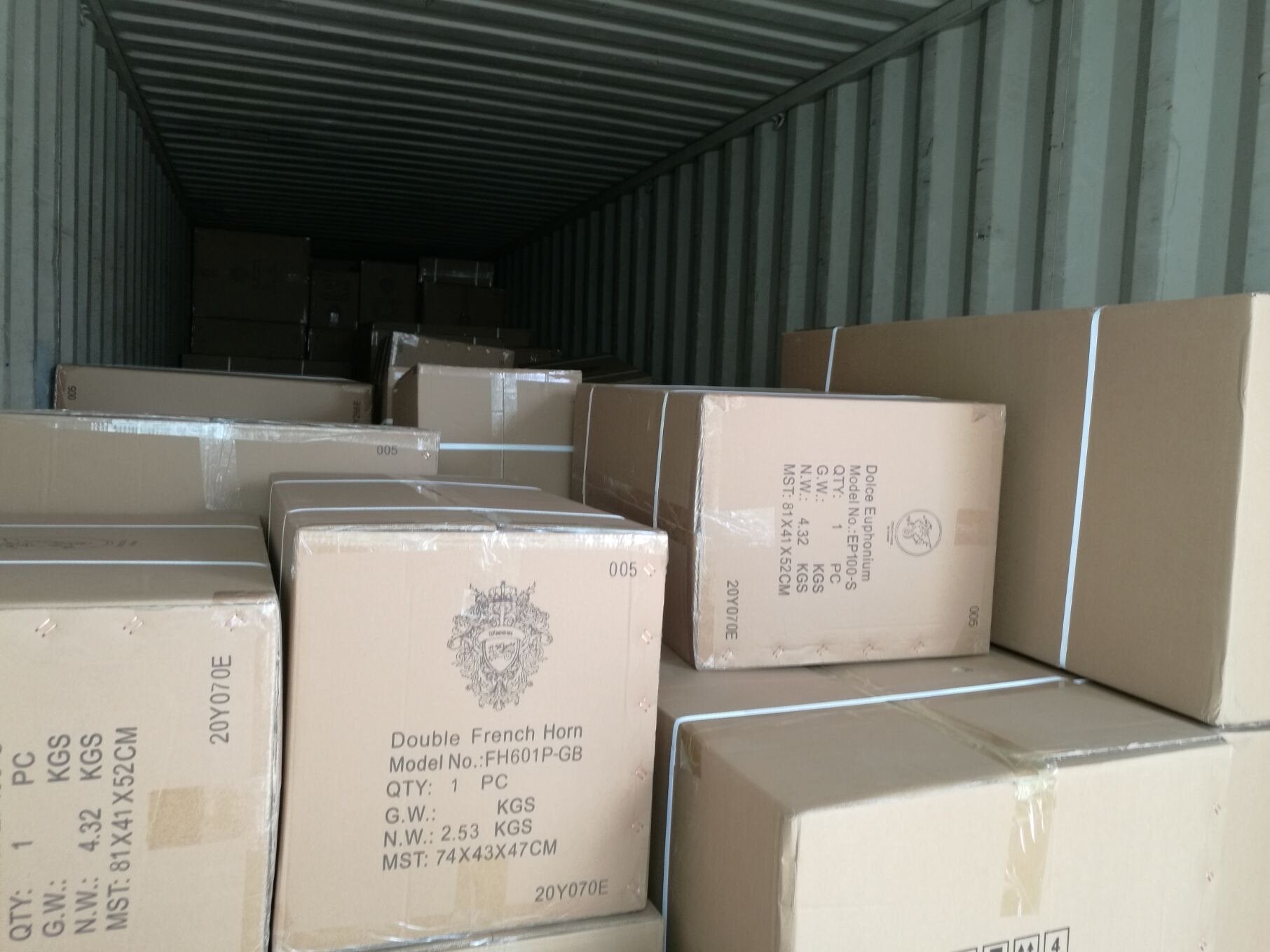 Wessex Tubas' first ever shipment by train Blog