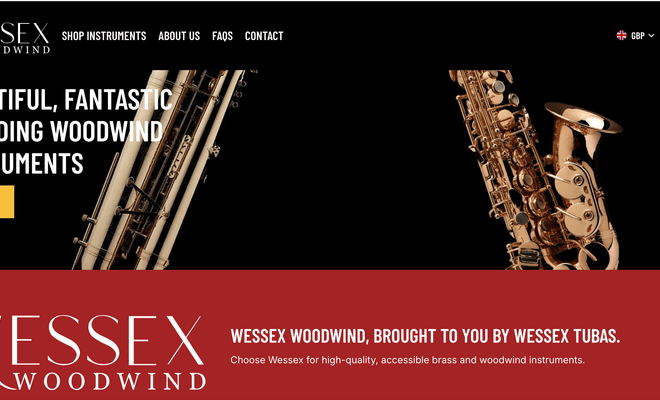 Wessex Woodwind’s New Site Is Here — Your Next Instrument Awaits