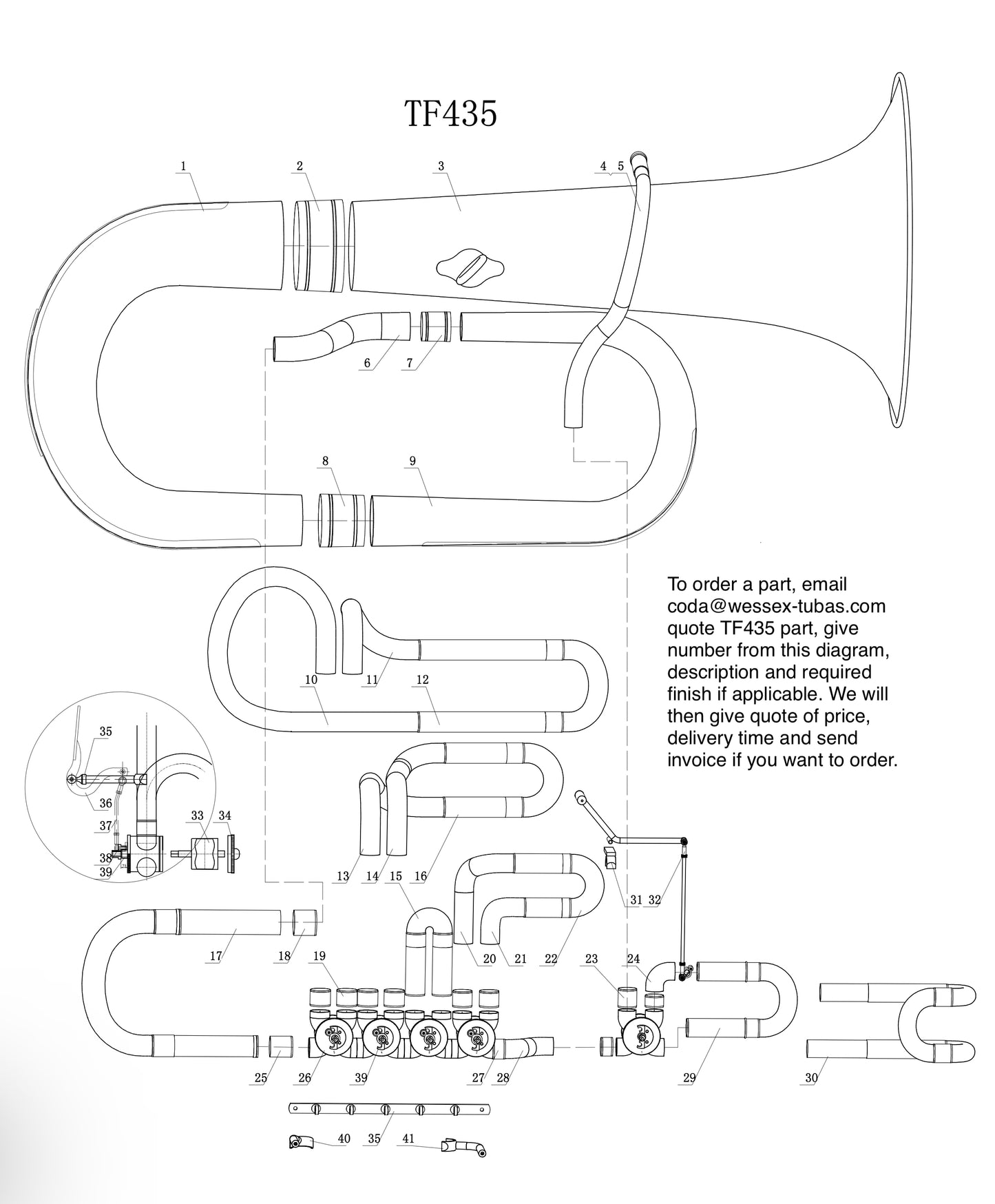 Tuba en Fa 'Berg' – TF435 P