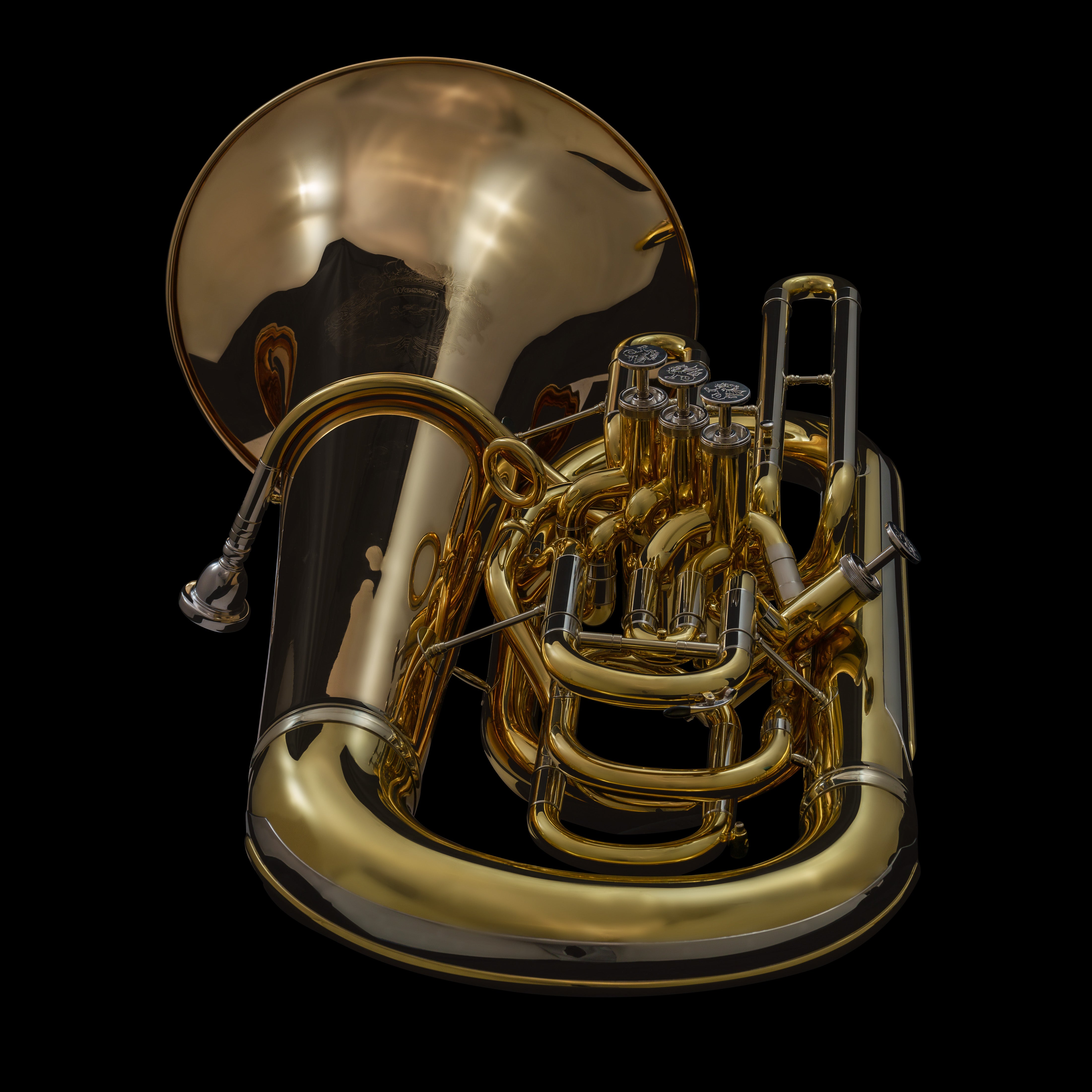 クラリネット用　Re:VIBRATION　COPPER BRASS Western Enterprises 69 Regulator Inlet Nipples, Oxygen, 1/4