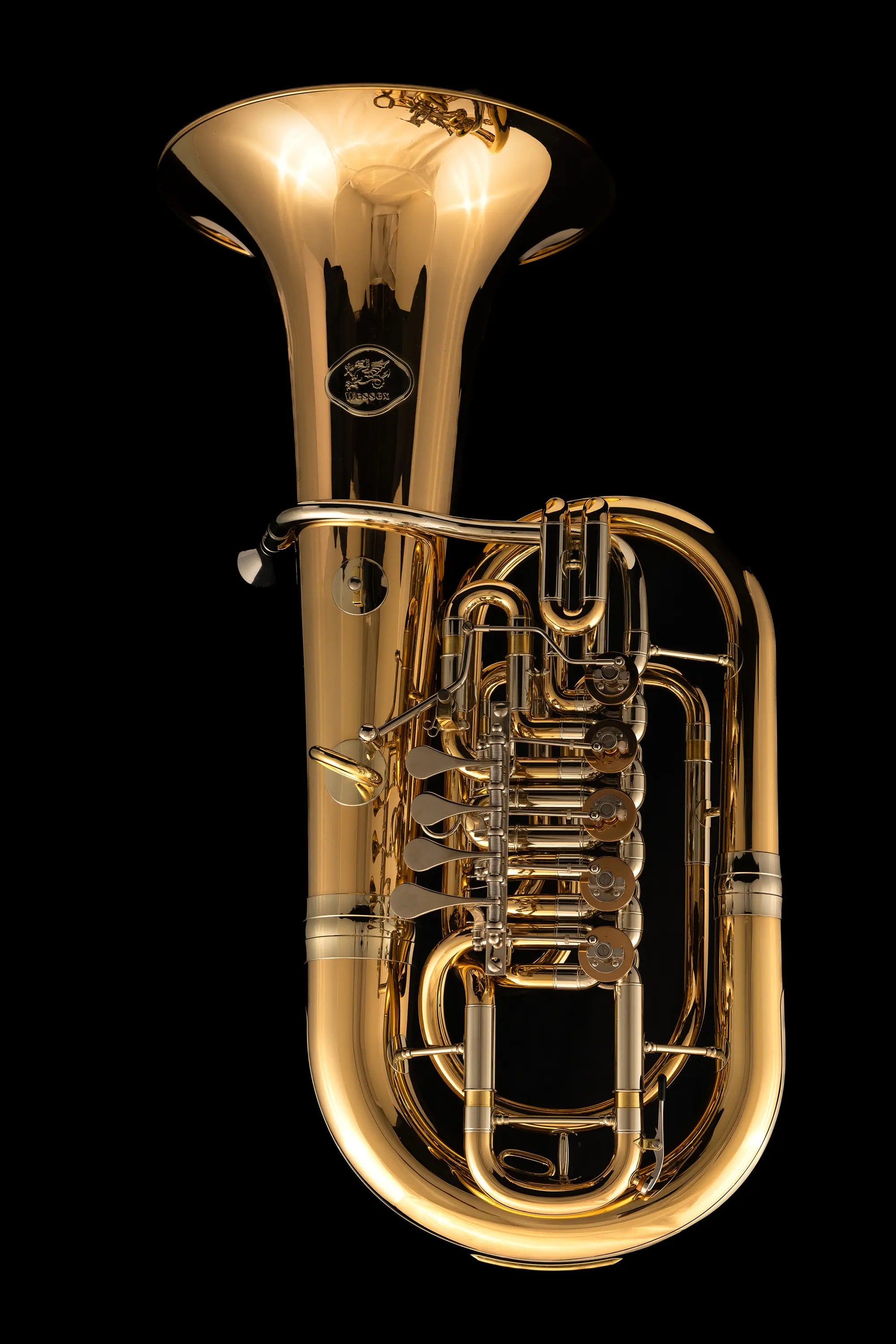 ER700 Lacquered Bb Rotary Tenor Tuba (Baritone/Euphonium) - Front
