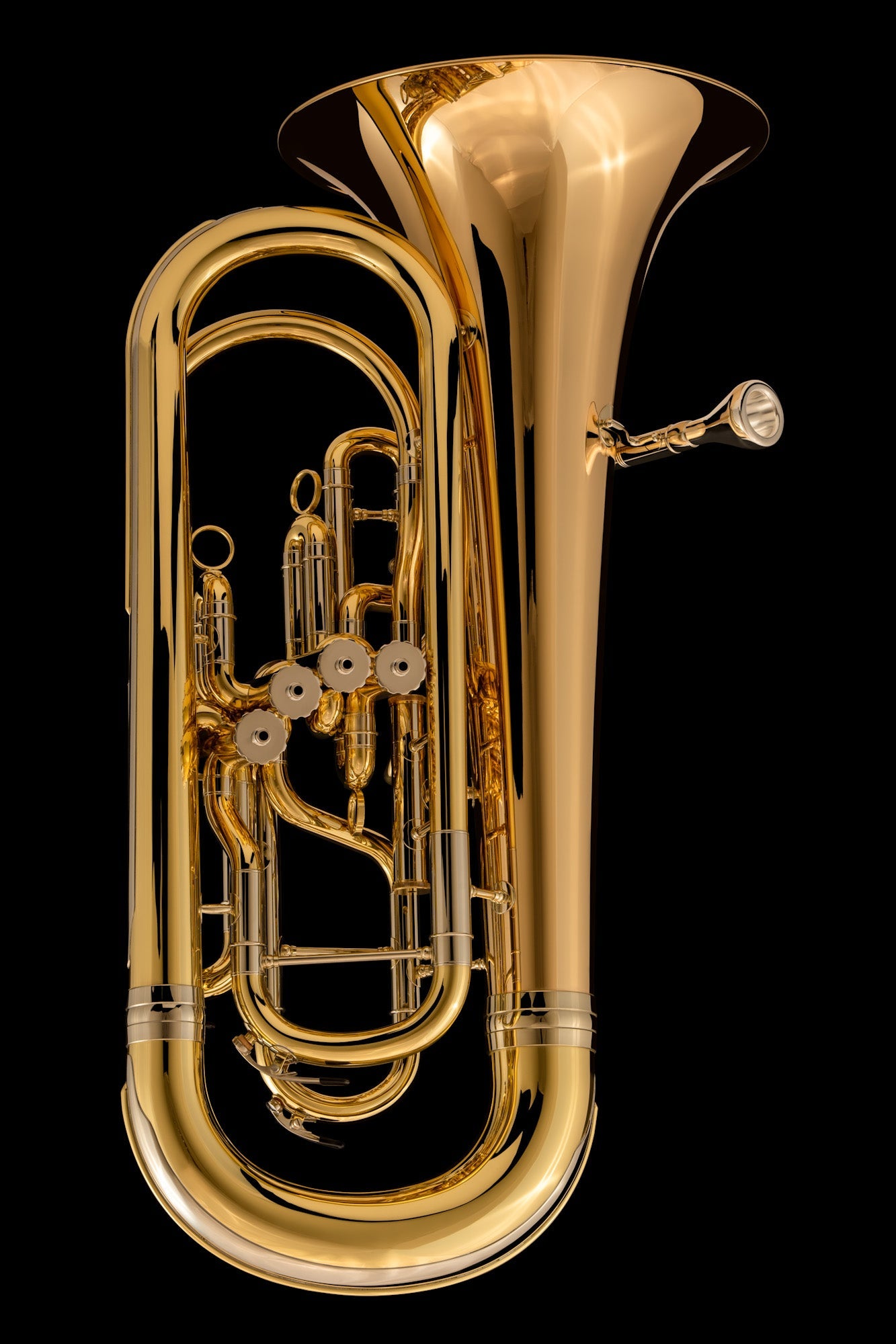 thumbnail image 2 of Yamaha Valve Guide Set - 4-Piece Replacement For Euphonium, Tuba & Sousaphone Instruments 2 of 12