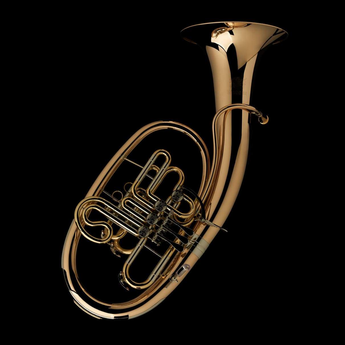 An image of a Bb/F Wagner Tuba from Wessex Tubas